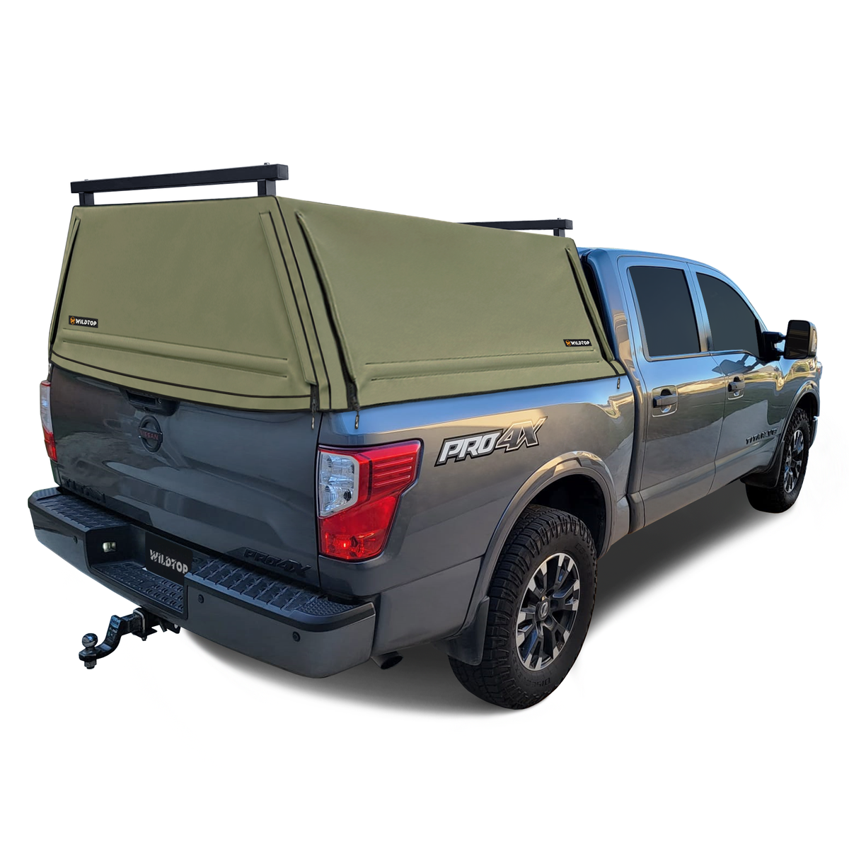 WildTop Nissan Titan Soft Truck Cap 2016-Current 5.5 ft Bed (67.0 in ...